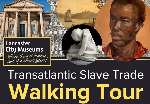 Transatlantic slave trade city walking tour banner, Maritime Museum